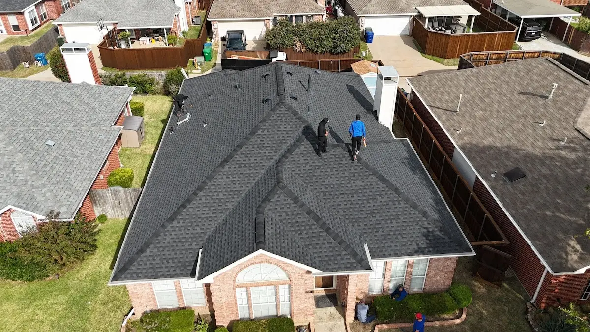 Slate & Tile Roof Repair work in progress on a University Park property